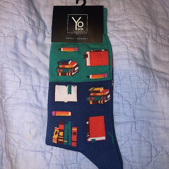 YoSox Other - NEW YoSox Men’s Book Crew Socks